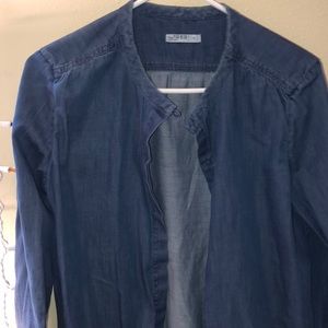 Gap Vintage Bomber Jean Shirt